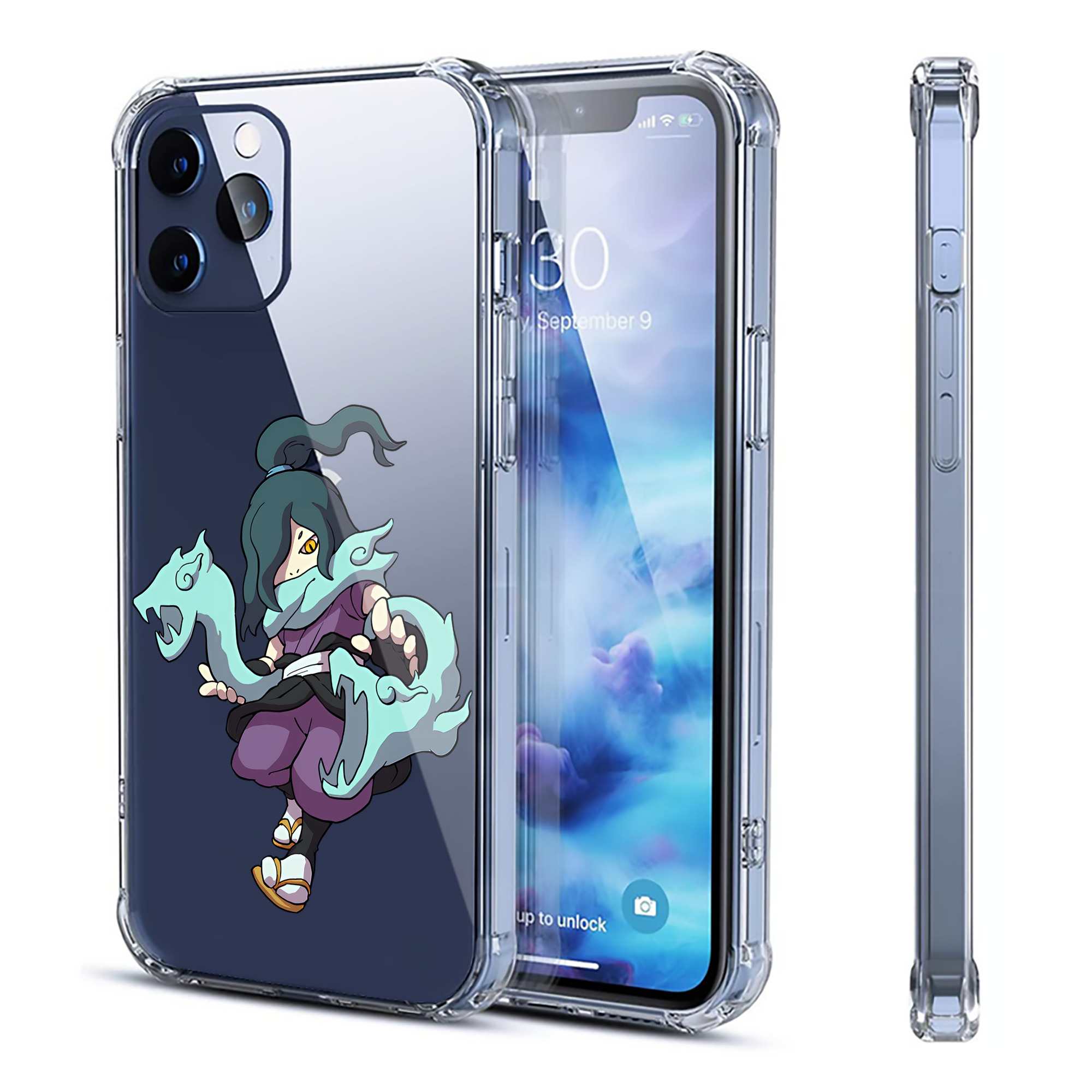 （画像用） 妖怪ウォッチ Yo-kai Watch 【iPhone 12シリーズ対応】透明スマホケース（クリアソフトケース）